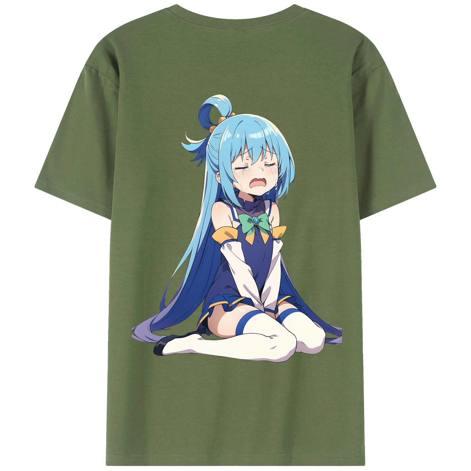 （画像用） 転スラ Regarding Reincarnated to Slime 綿100％ メンズ半袖Tシャツ（バックプリント） 通気性